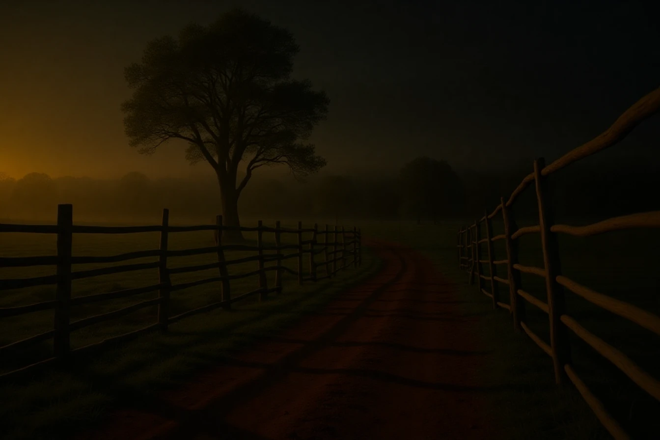 The rolling farm country of the North Carolina Piedmont