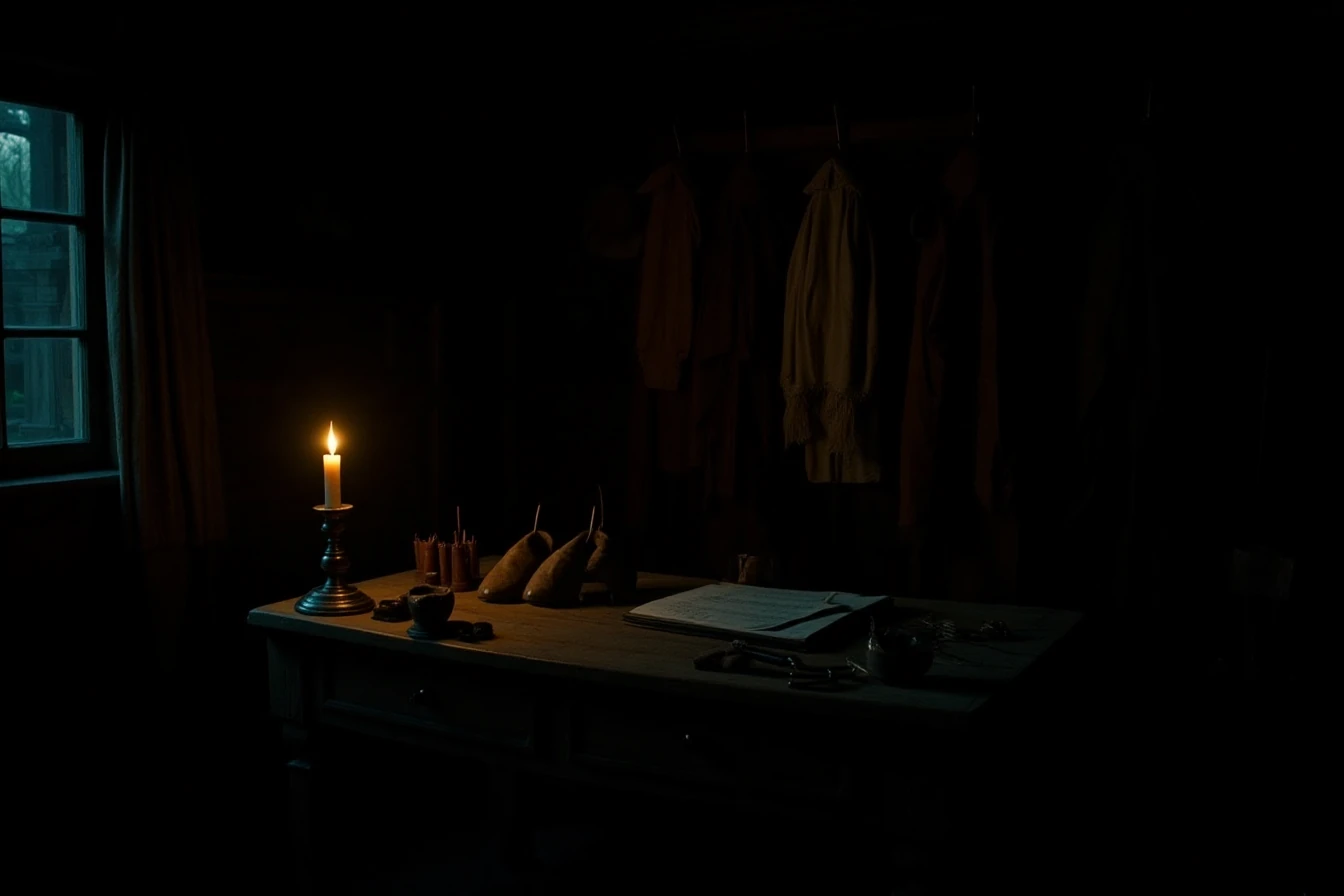 A colonial cordwainer’s (shoemaker’s) shop in Reading